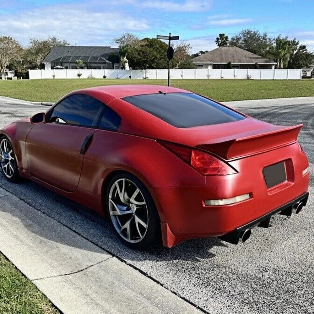 HECASA Rear Trunk Spoiler Wing Ducktail Lip For 2003-2008 Nissan 350Z RB Style