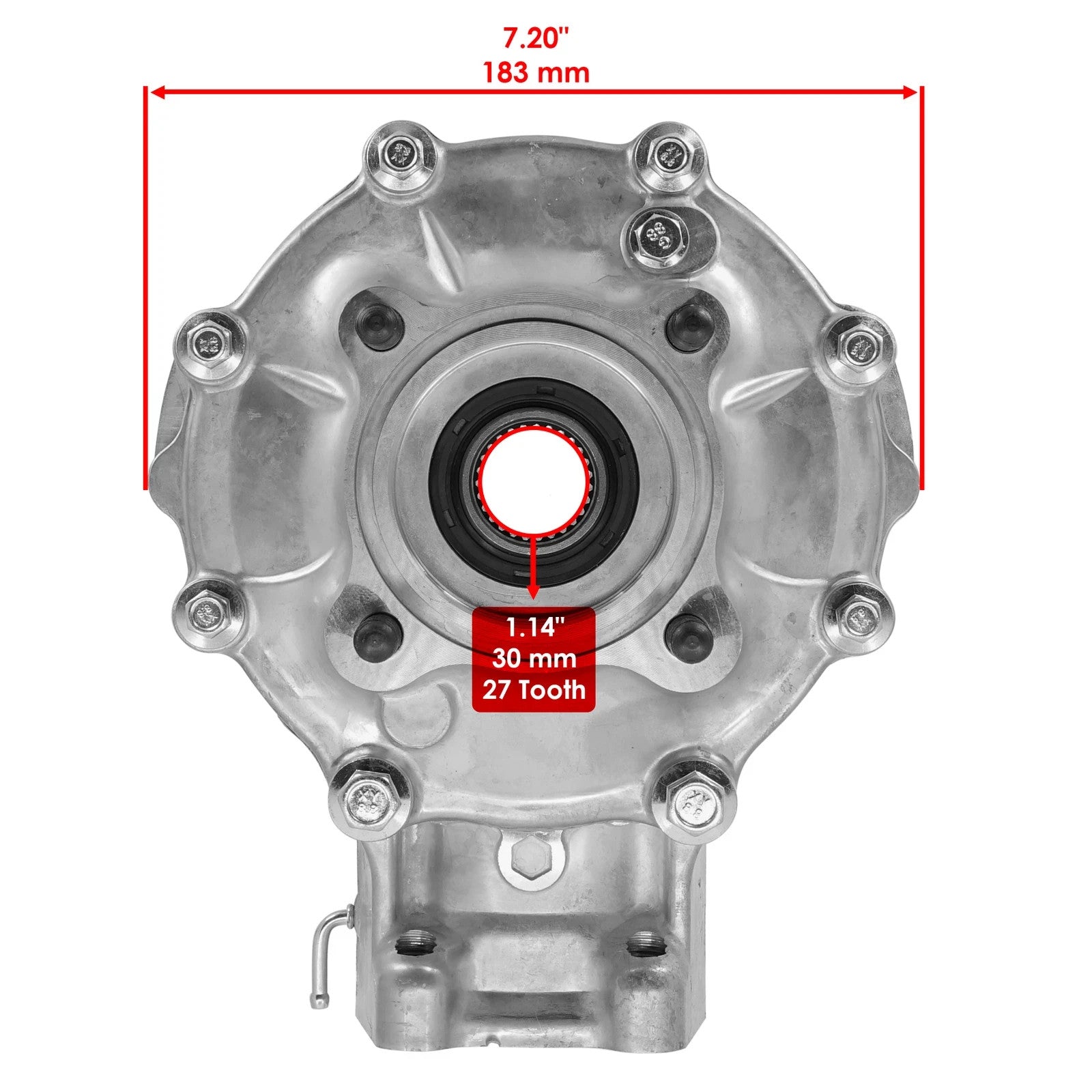 Caltric Rear Differential & Axle For Honda Rancher 350 TRX350FM 4x4 ES 2000-2006
