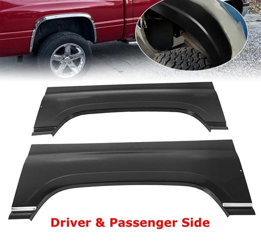 Pair Wheel Arch Repair Panel Left & Right For 1994-2001 Dodge Ram Truck Pickup