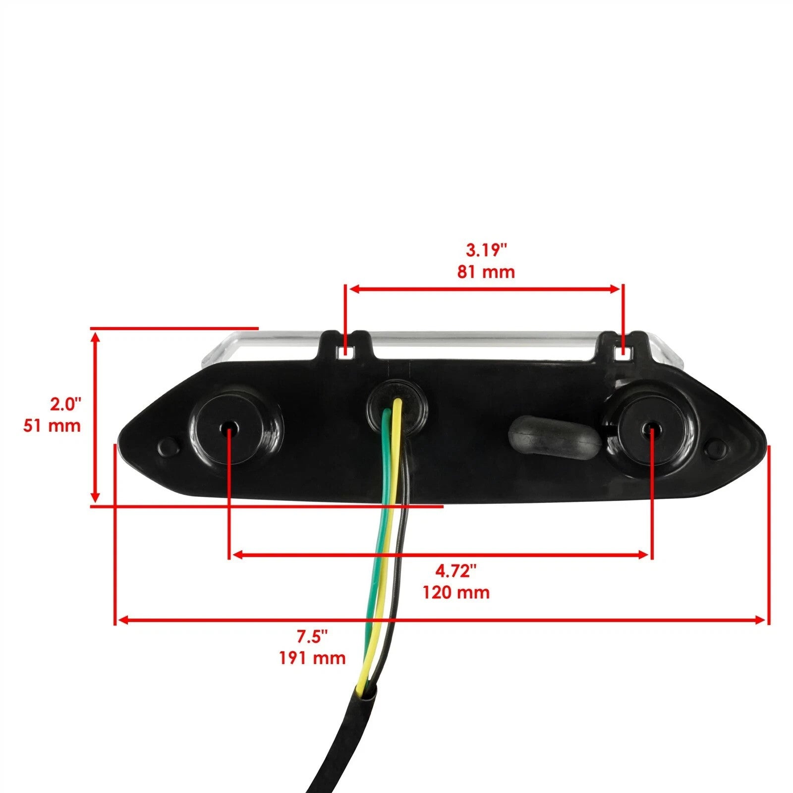 LED Taillight Assembly For Yamaha YFZ450 YFZ450SE YFZ450V YFZ450SP SP2 2006-2009