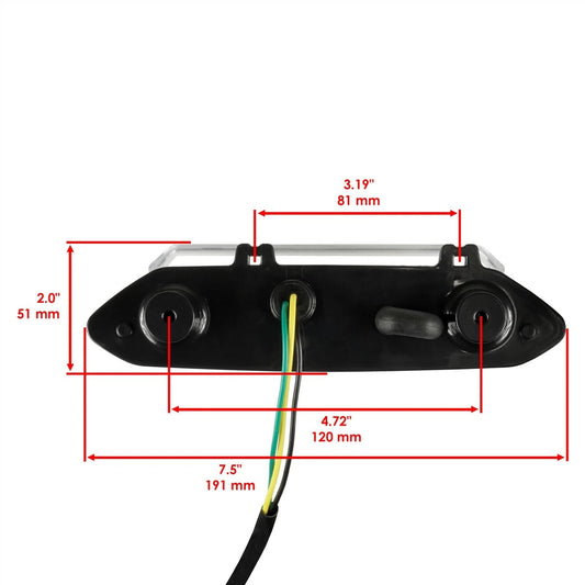 LED Taillight Assembly For Yamaha YFZ450 YFZ450SE YFZ450V YFZ450SP SP2 2006-2009