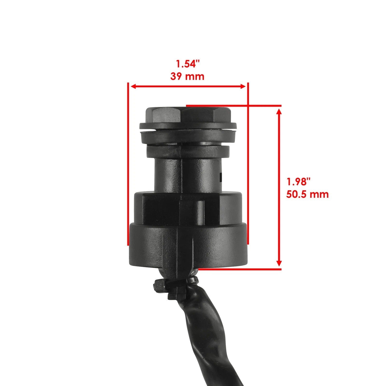 Caltric Ignition Key Switch for Yamaha Grizzly 350 YFM350 2X4 4X4 2007-2014 Atv