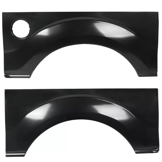 2 x Rear Wheel Arch Repair Patch Panel For 09-14 Ford F-150 LD w o Molding Holes