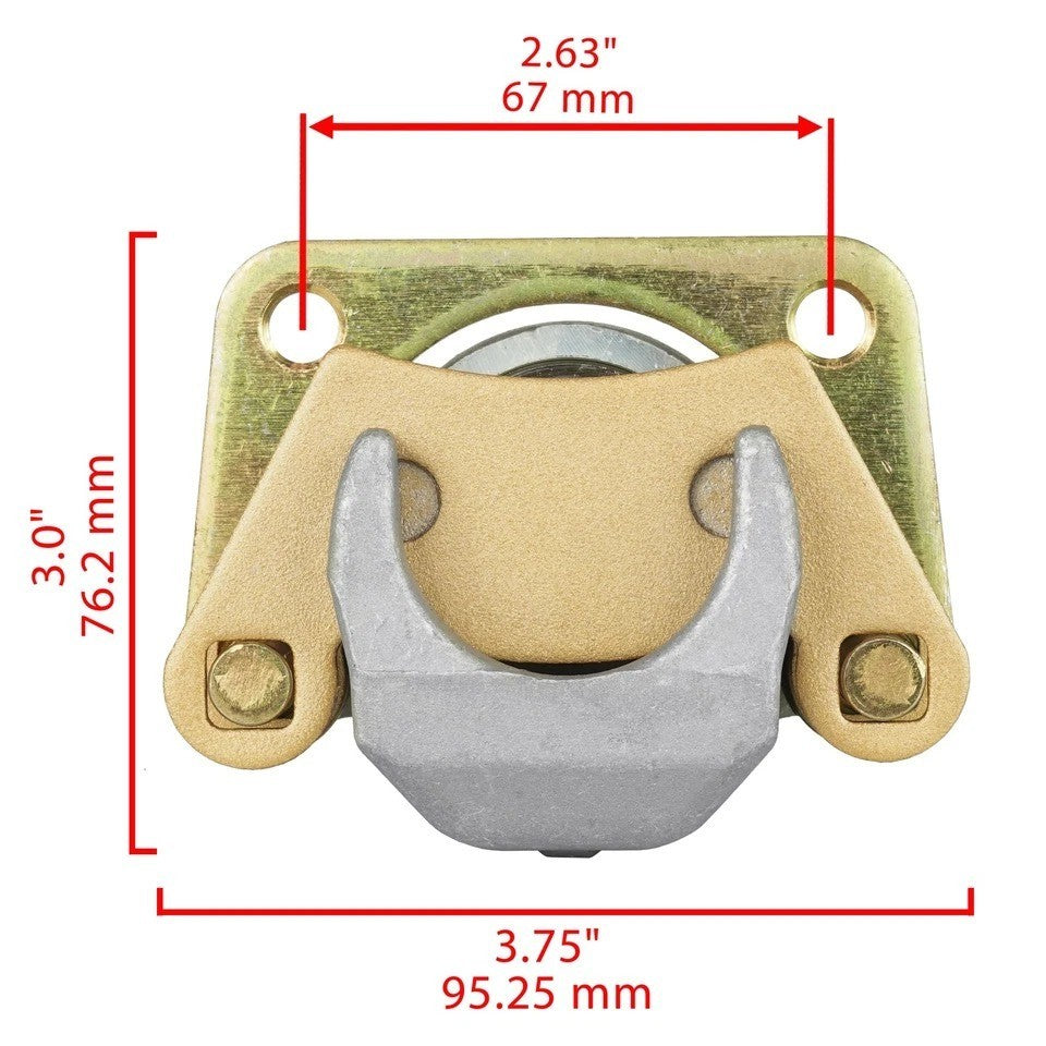 Rear Left Brake Caliper fits Polaris Ranger 800 4x4 EFI 2010 2011 2012 2013 2014