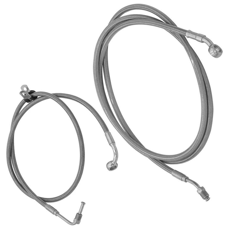 Rear Left & Right Brake Line For Polaris RZR Trail S 1000 16-21 / S4 1000 19-21