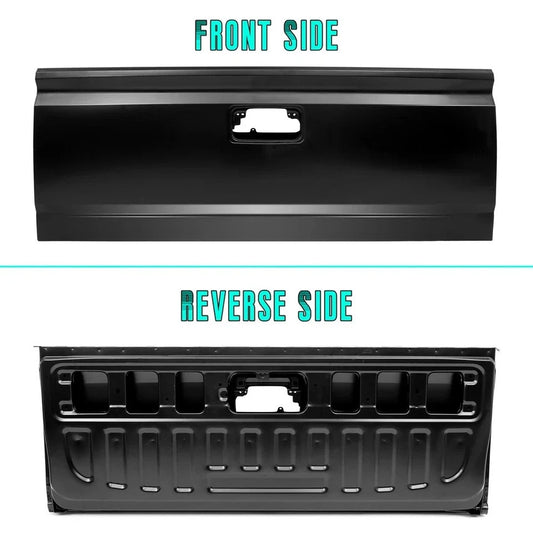 Black Steel Tailgate Assembly For Chevy Silverado GMC Sierra 14-19 W/ Assist