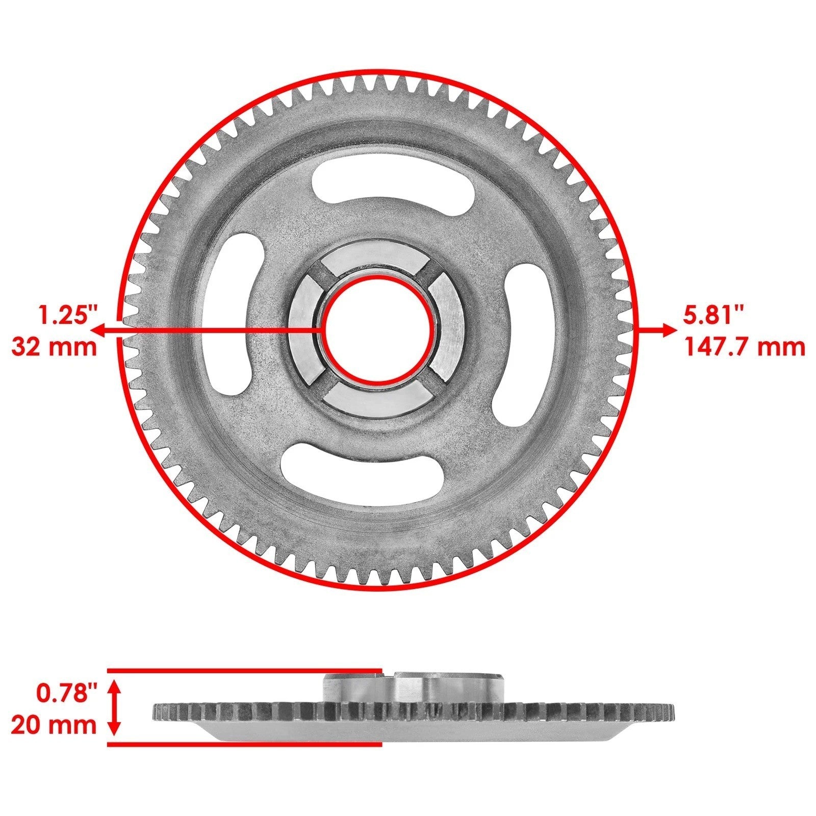 Starter Clutch And Idler Gear Fit Kawasaki Brute Force 750 KVF750 4X4I 2005-2011