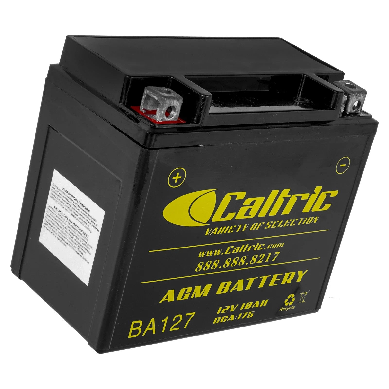 Caltric AGM Battery for Polaris Phoenix 200 2005-2020 / 12V 10Ah CCA 175