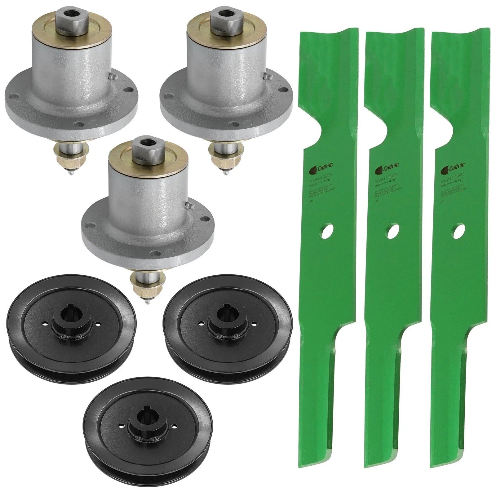 52" Deck Spindle Blade & Pulley For Snapper Pro S120 S125XT S150X 5061095