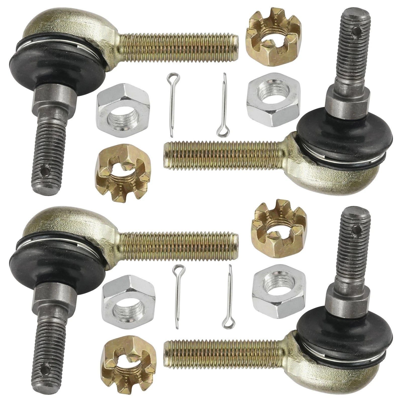2 Pairs Inner Outer Tie Rod End for Polaris Sportsman XP X2 850 2009 2010 - 2013