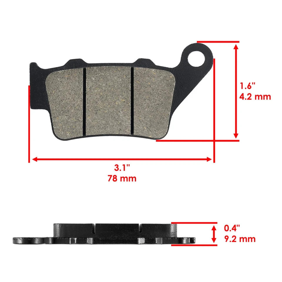 Rear Brake Pads for Husqvarna TR650 Strad Terra 2013 2014 / 8539283 75013090000