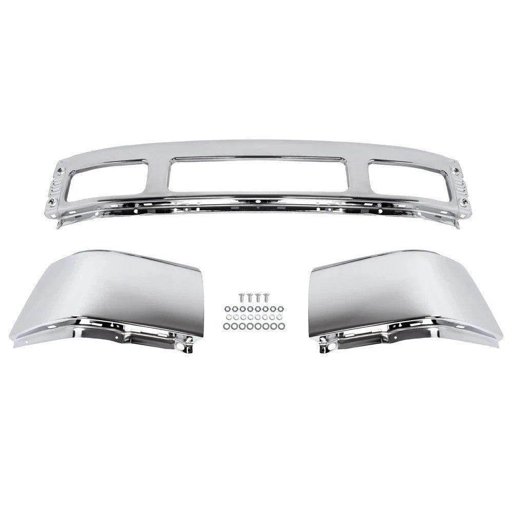 Chrome Front Bumper Face Bar For Ford Excursion F250 F350 Super Duty 2005-2007