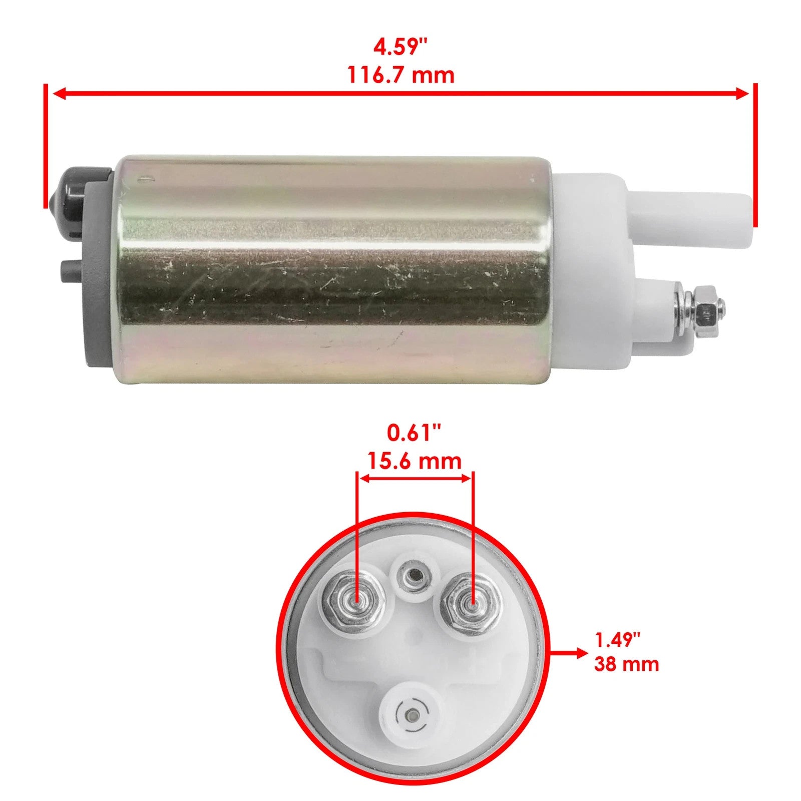 Fuel Pump for Yamaha Outboard 69J-13907-00-00, 69J-13907-01-00, 69J-13907-02-00