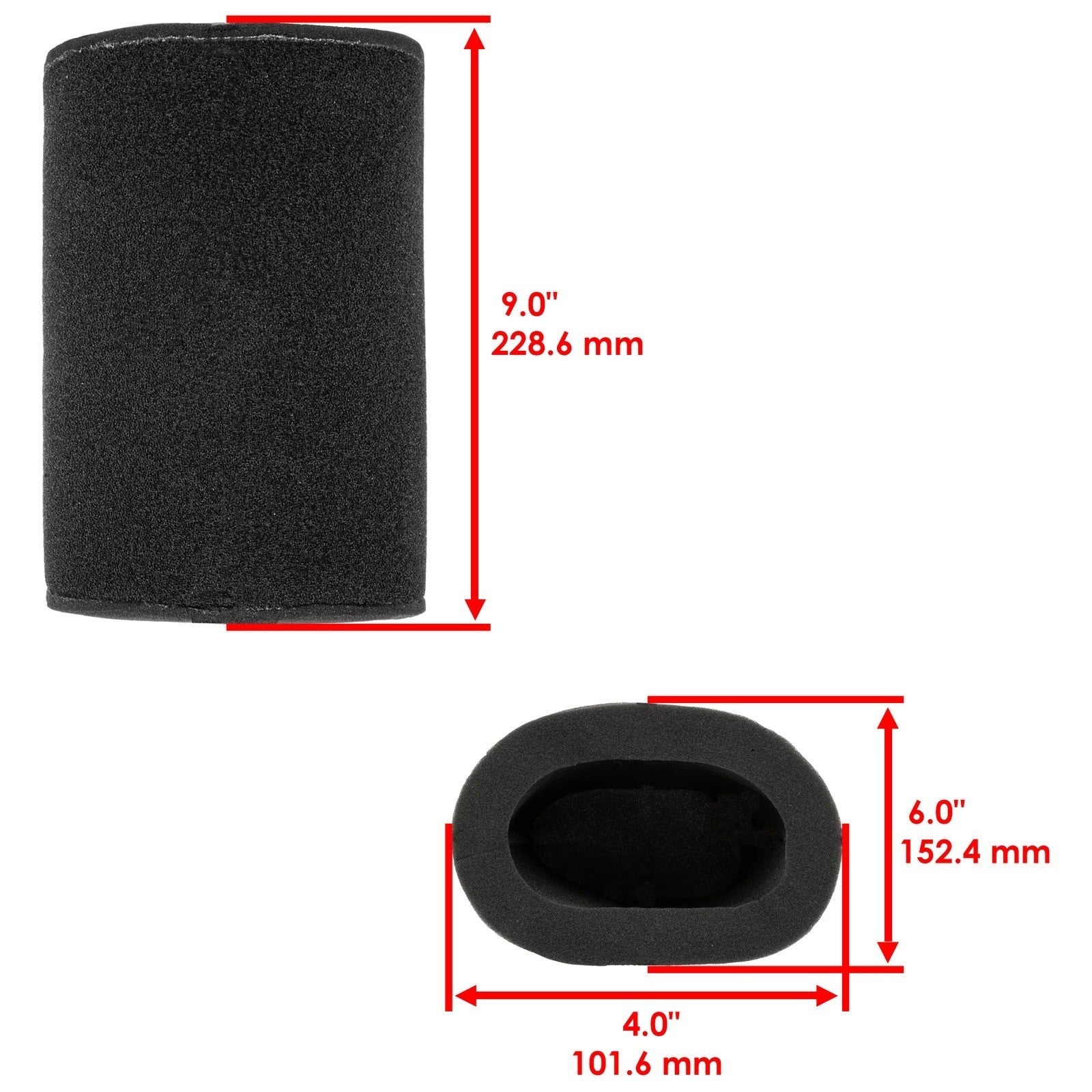 5B4-E4451-00-00 Air Filter For Yamaha Rhino 700 YXR700F 4X4 2008-2009 2011-2013