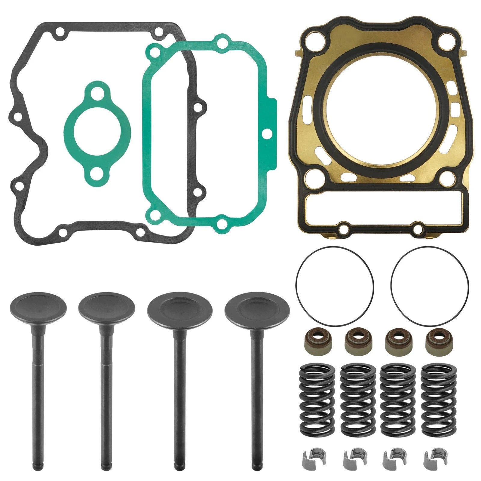 Cylinder Head Valve Gasket Kit for Polaris Sportsman 500 4X4 HO 2010 2011 2012