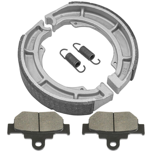 for Suzuki LS650 LS650F LS650P Savage 86-11 Front Brake Pads & Rear Brake Shoes