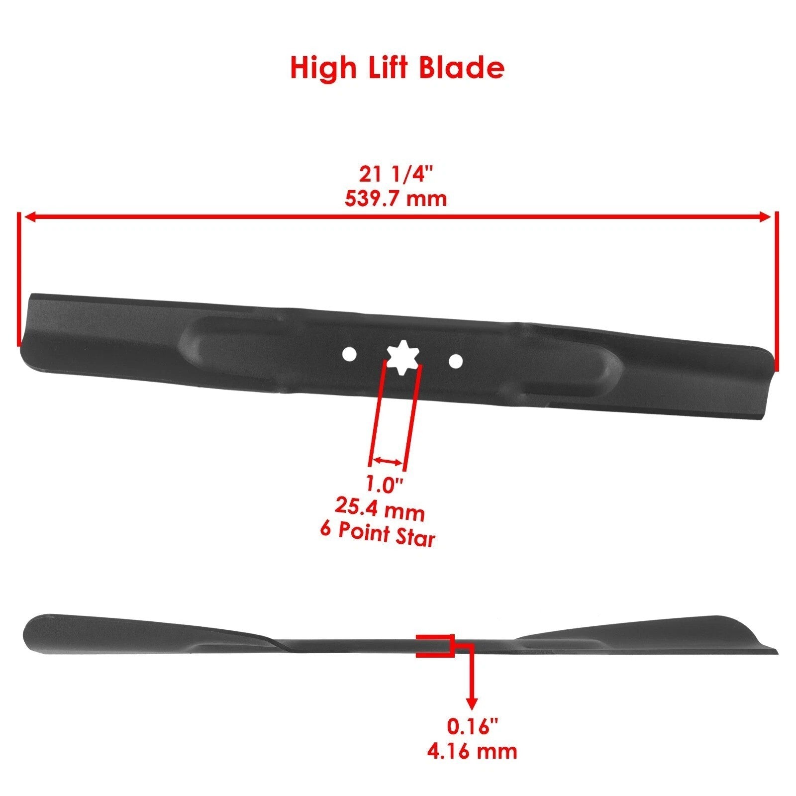 2 Deck Blade fits Cub Cadet RZT42 42" 2011-Up 742-04308 742-04312 942-04308