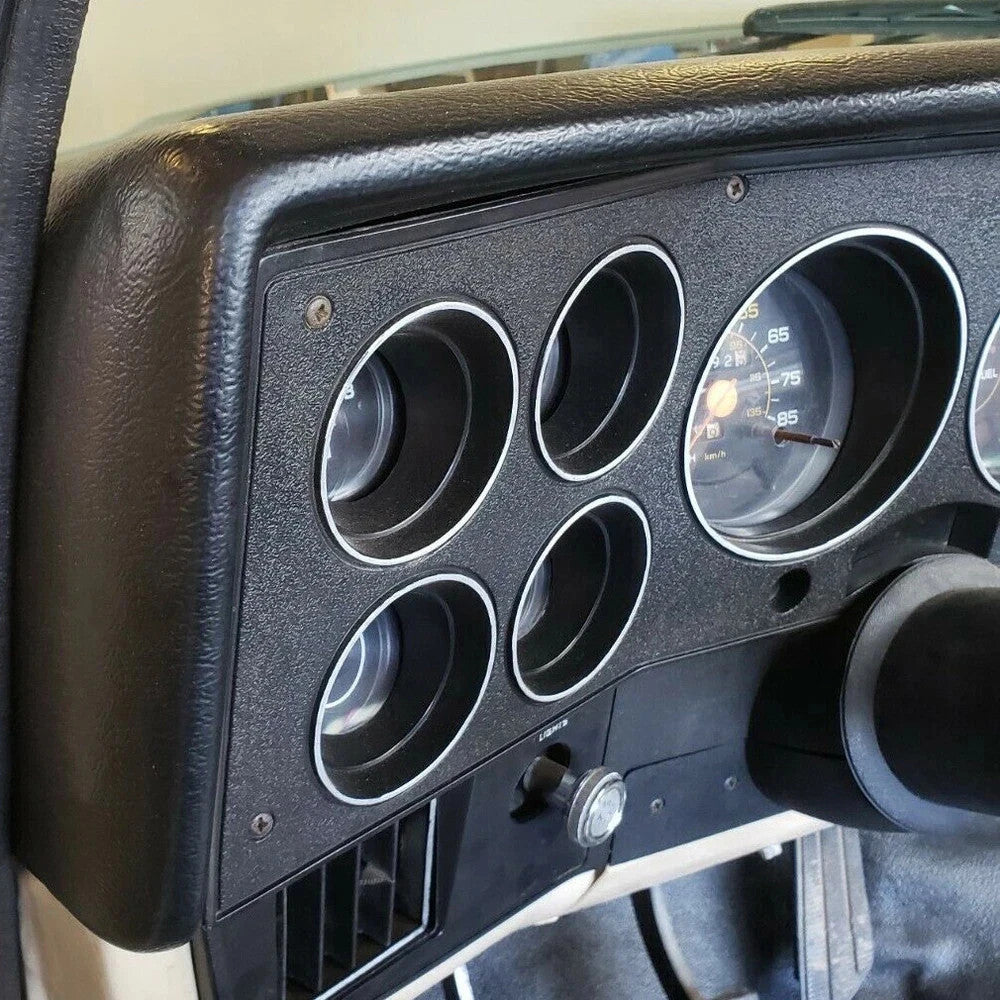 Black Molded Dash Cover Board Overlay Cap for 81-91 Chevy/GMC C/K/R/V Suburban