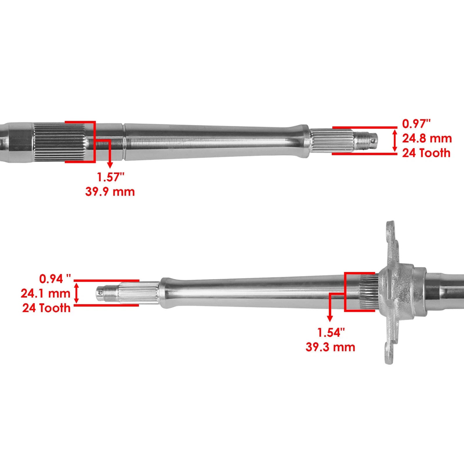 Rear Axle Shaft Wheel Hub for Honda TRX400EX TRX400 Ex Sportrax 400 2X4 1999-08
