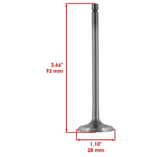 Intake & Exhaust Valve Kit for Arctic Cat 650 05-2012 Prowler XT 650 2006-2009