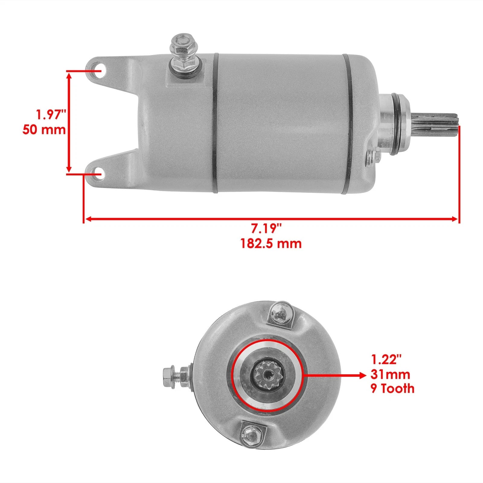 Starter for Kawasaki Teryx 750 KRF750 Krf 750 4X4 2008 2009 2010 2011 2012 2013