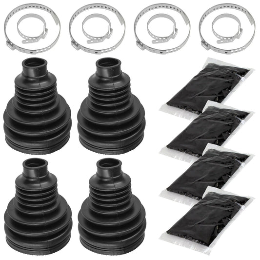 2 Rear Axle Inner And Outer CV Boot Kits for Polaris Ranger XP 700 4X4 EFI 2008