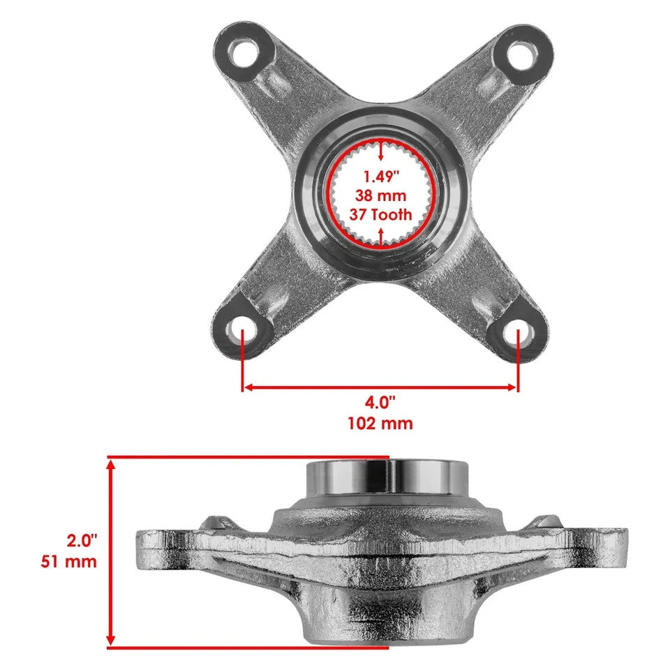 Rear Axle Sprocket Hub Collar for Yamaha Raptor 700 700R YFM700R 2006-2012