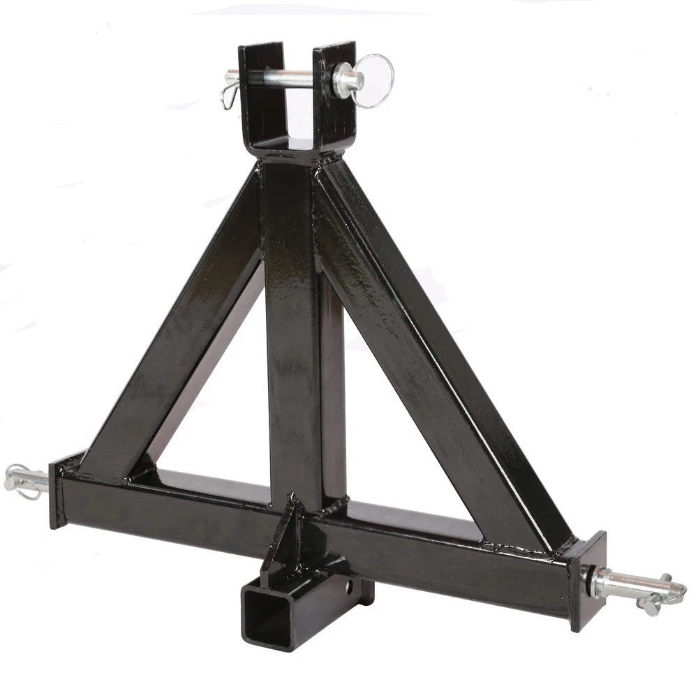 3 Point 2" Receiver Trailer Hitch Category 1 Tractor Tow Drawbar Heavy Duty