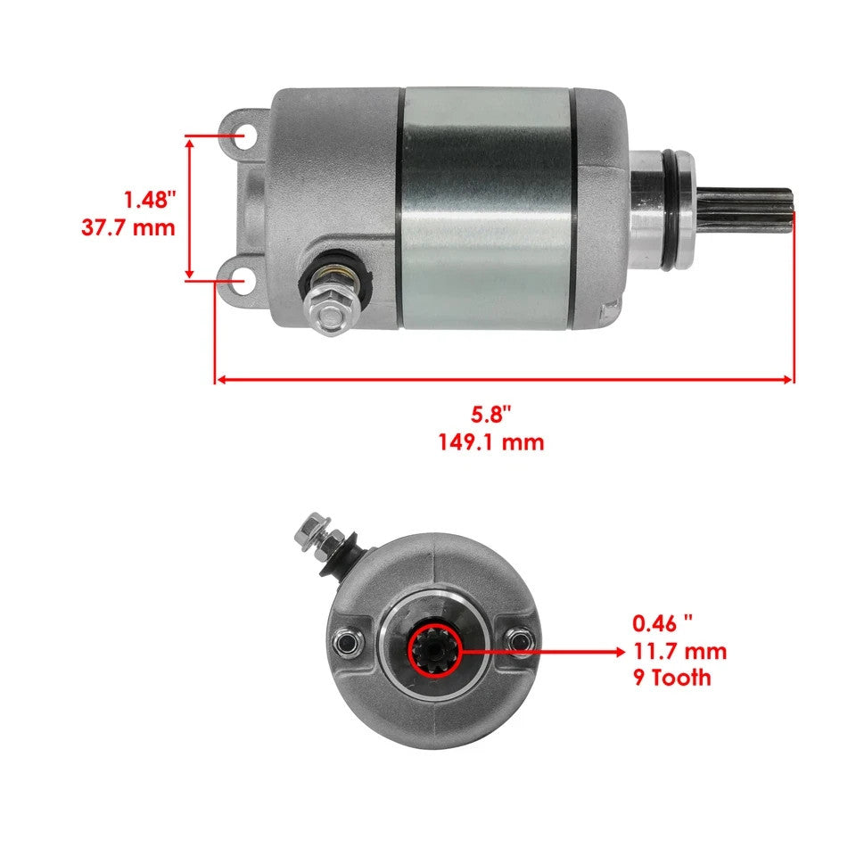 Caltric Starter Motor For Kawasaki KLX150L 2016-2018 Motorcycle 