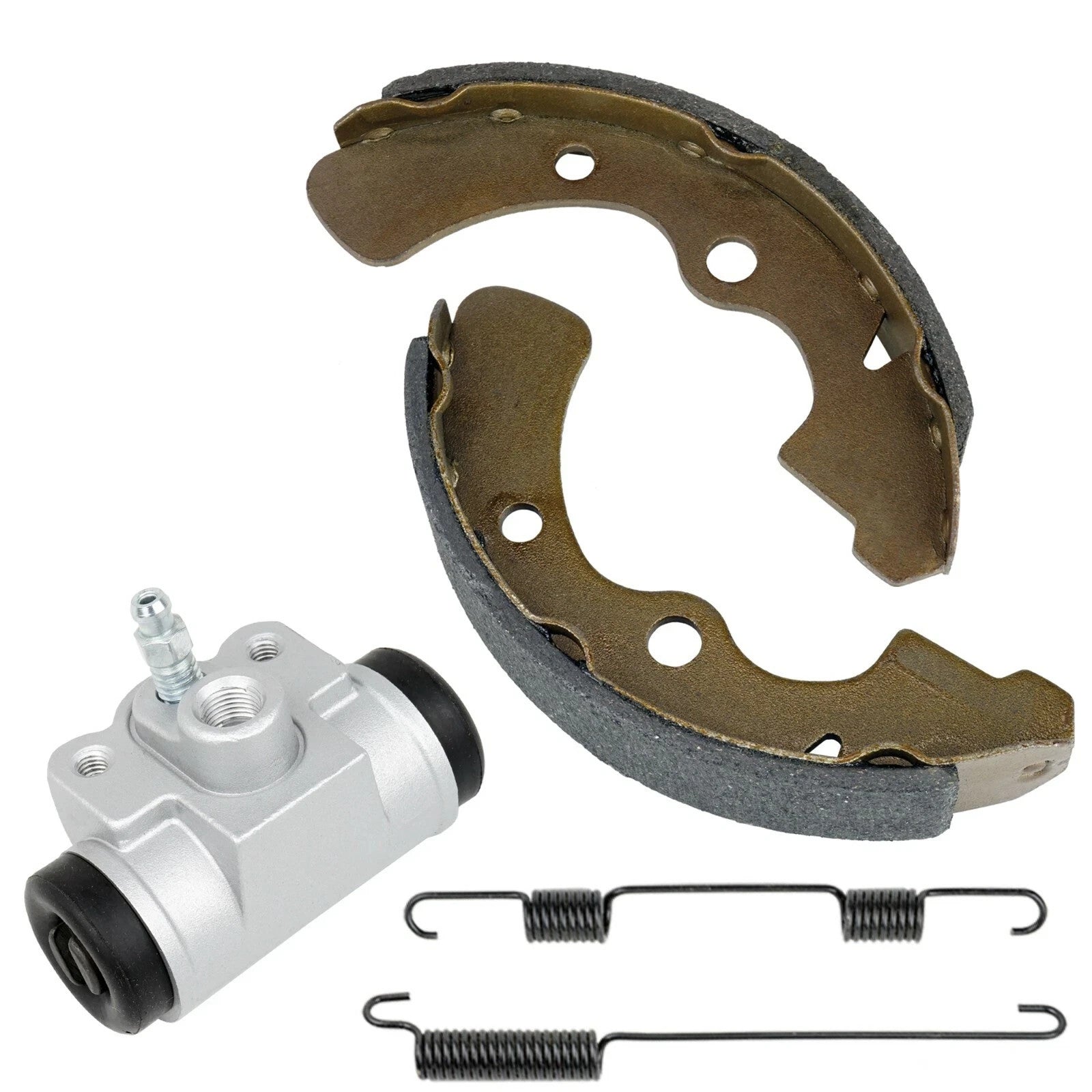 for Kawasaki Mule 2510 KAF620A 4X4 1994-2000 Front Brake Shoes and Cylinder