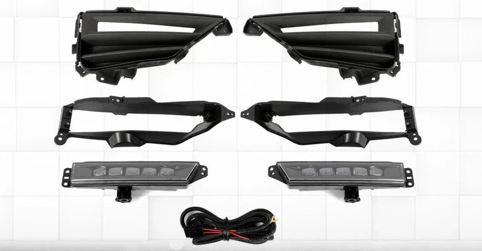 HECASA LED Fog Lights Bumper Lamps w/wiring For 2020-2022 Honda CR-V CRV PAIR