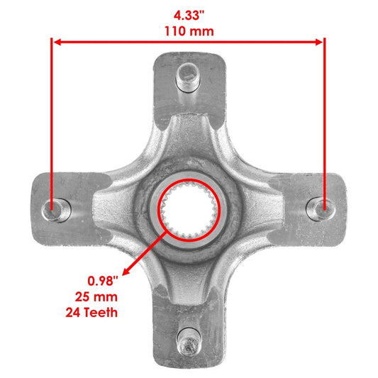 Rear Axle Shaft And Wheel Hubs for Honda TRX300EX TRX300X Sportrax 300 1993-09