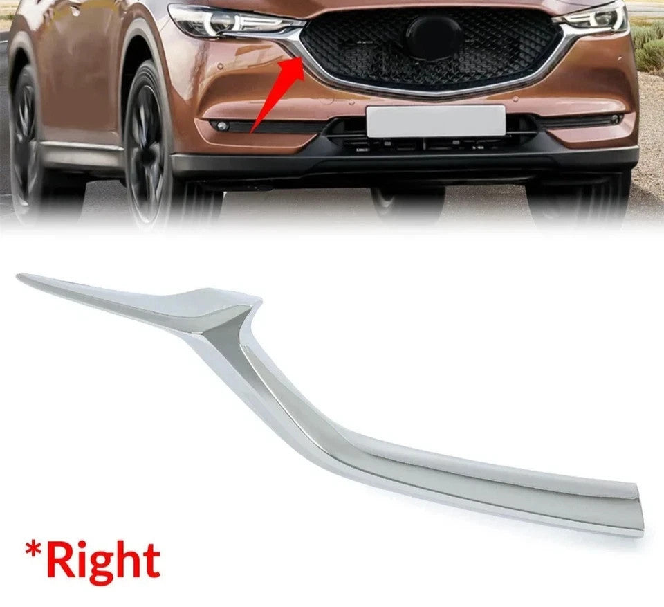 For Mazda CX-5 2017-2021 Right Side Front Bumper Lower Grille Molding Trim
