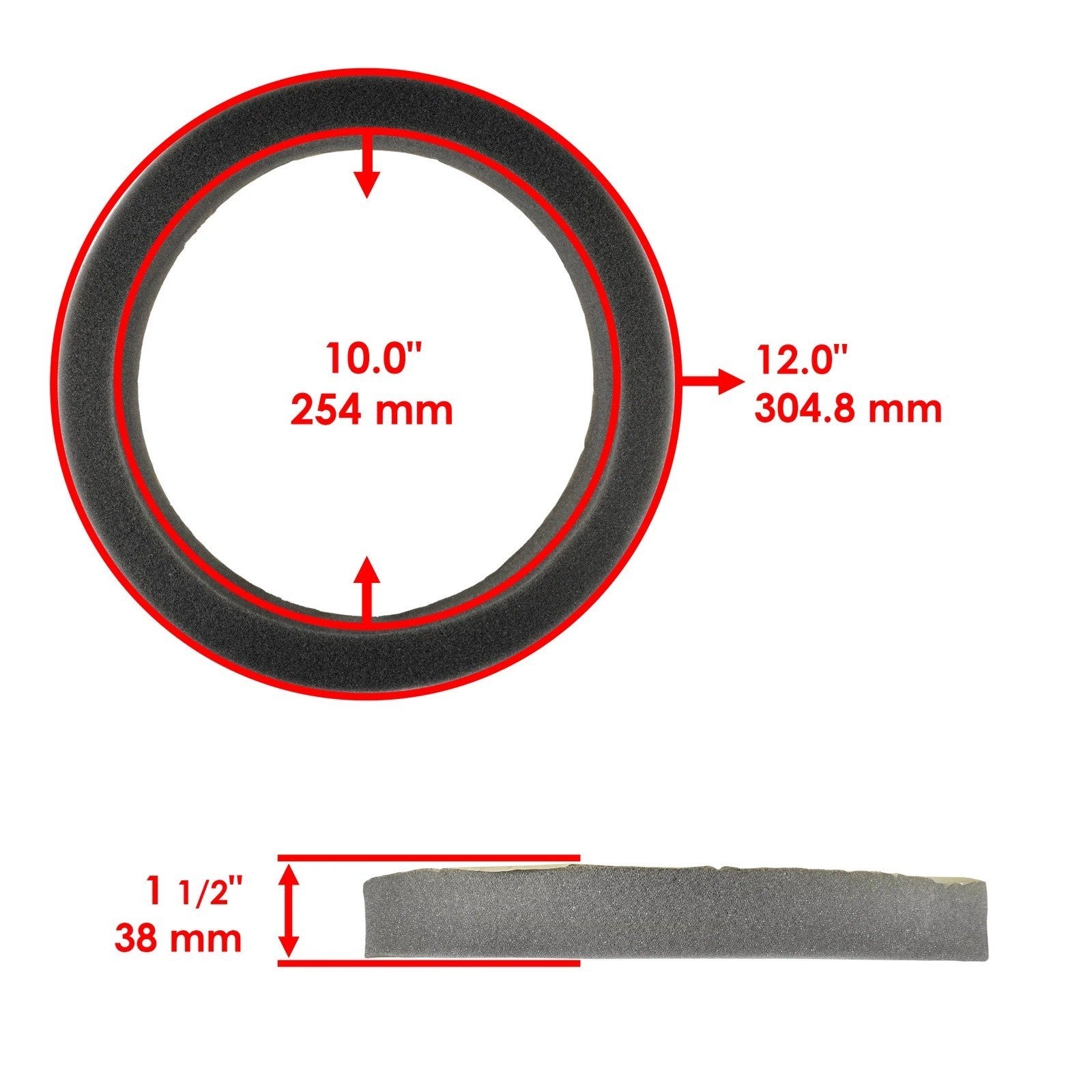 Lower Hood Foam Isolator for John Deere LT133 LT150 LT155 LT160 LT180 M125828