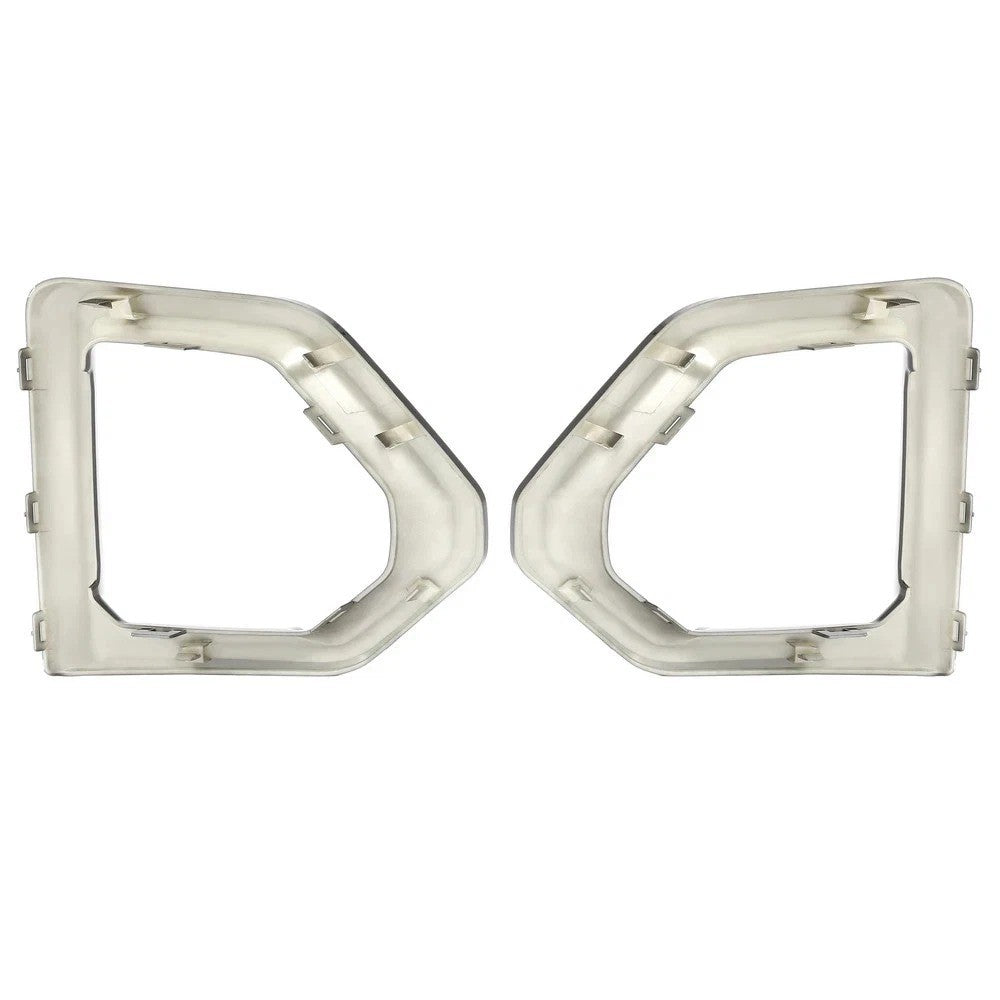 HECASA Pair Fog Light Bezel Cover For GMC Sierra 1500 Denali 2019-2022#84176752