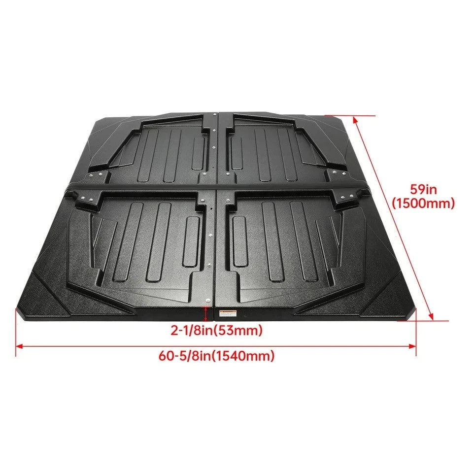 HECASA Hard Top 4 Piece Roof for Kawasaki Mule 3010 4010 Trans 2005-2022