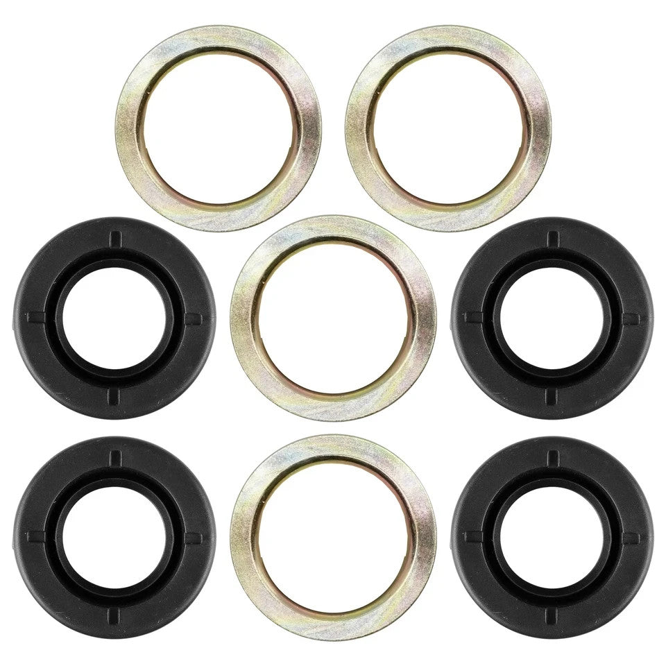 for Polaris Ranger 500 4x4 6x6 2003 2004 w/Spacers Front A-Arm Long Bushings