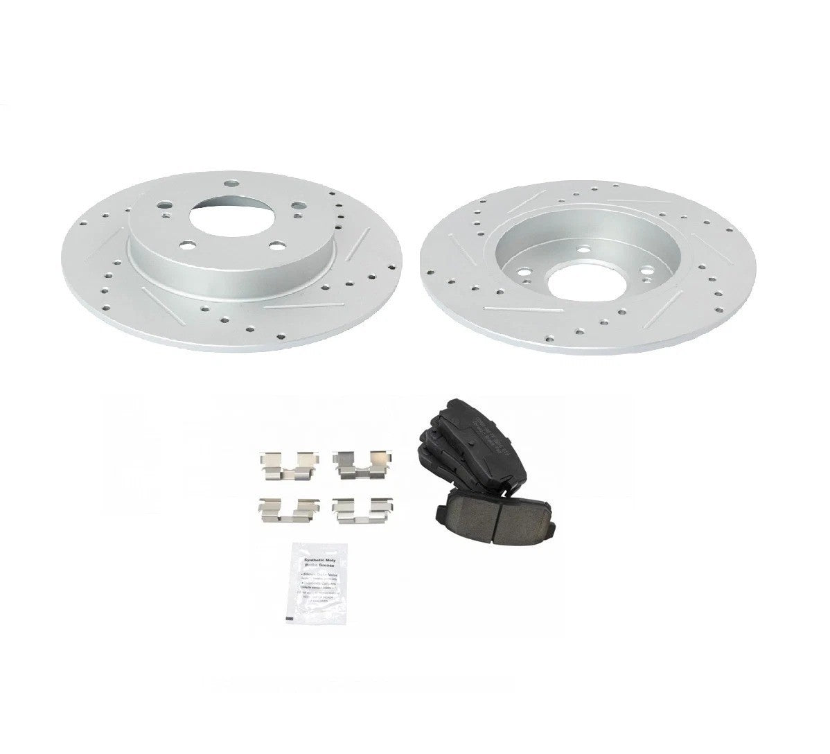 Rear Ceramic Brake Pad & Performance Rotor Kit for Maxima Infiniti I 30 I35