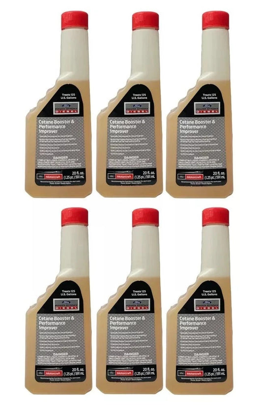6x Motorcraft PM22A Cetane Booster for Ford Powerstroke Diesel OEM 20 oz