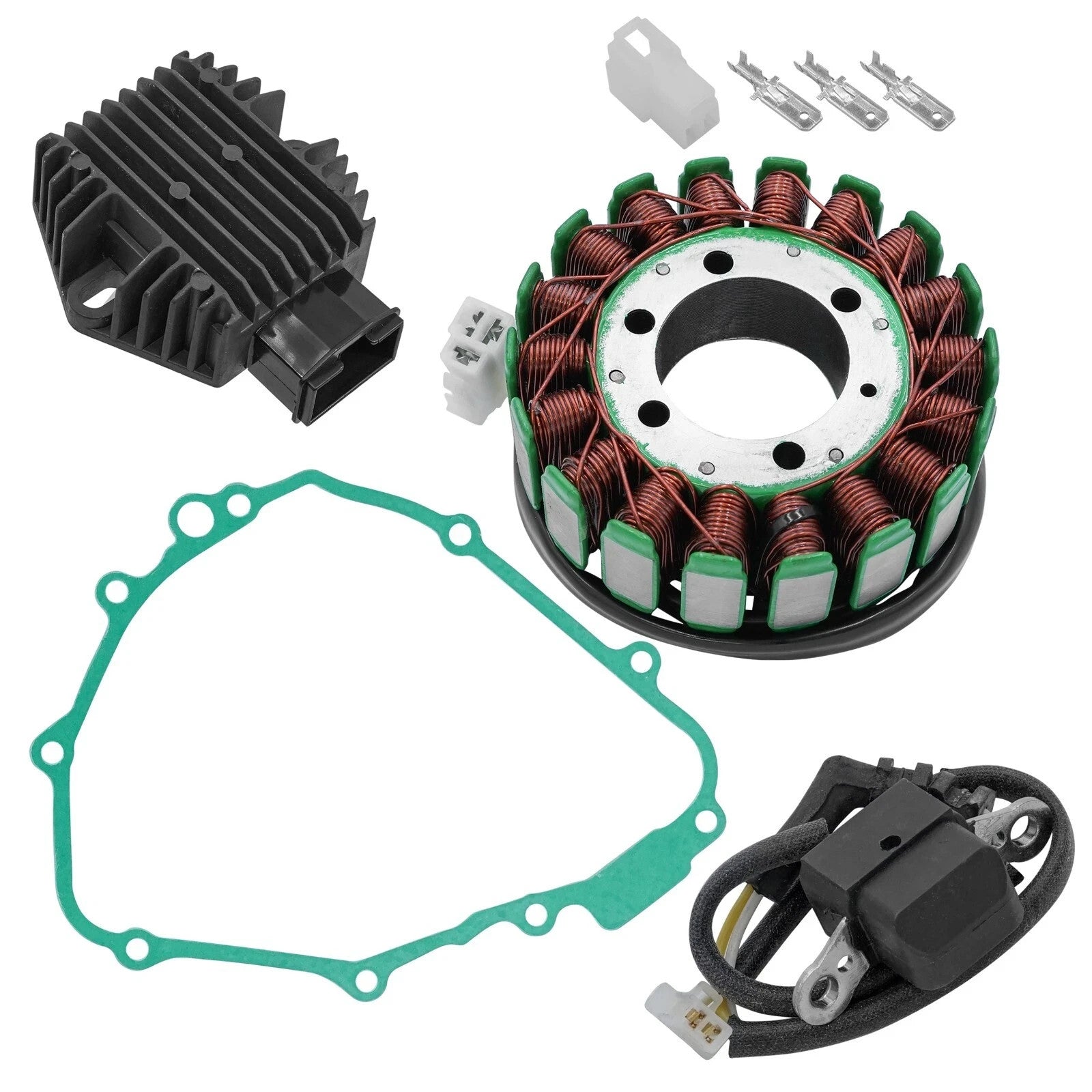 Stator & Regulator Rectifier W/Pulse Pickup Coil for Honda CBR900RR 1993-1995