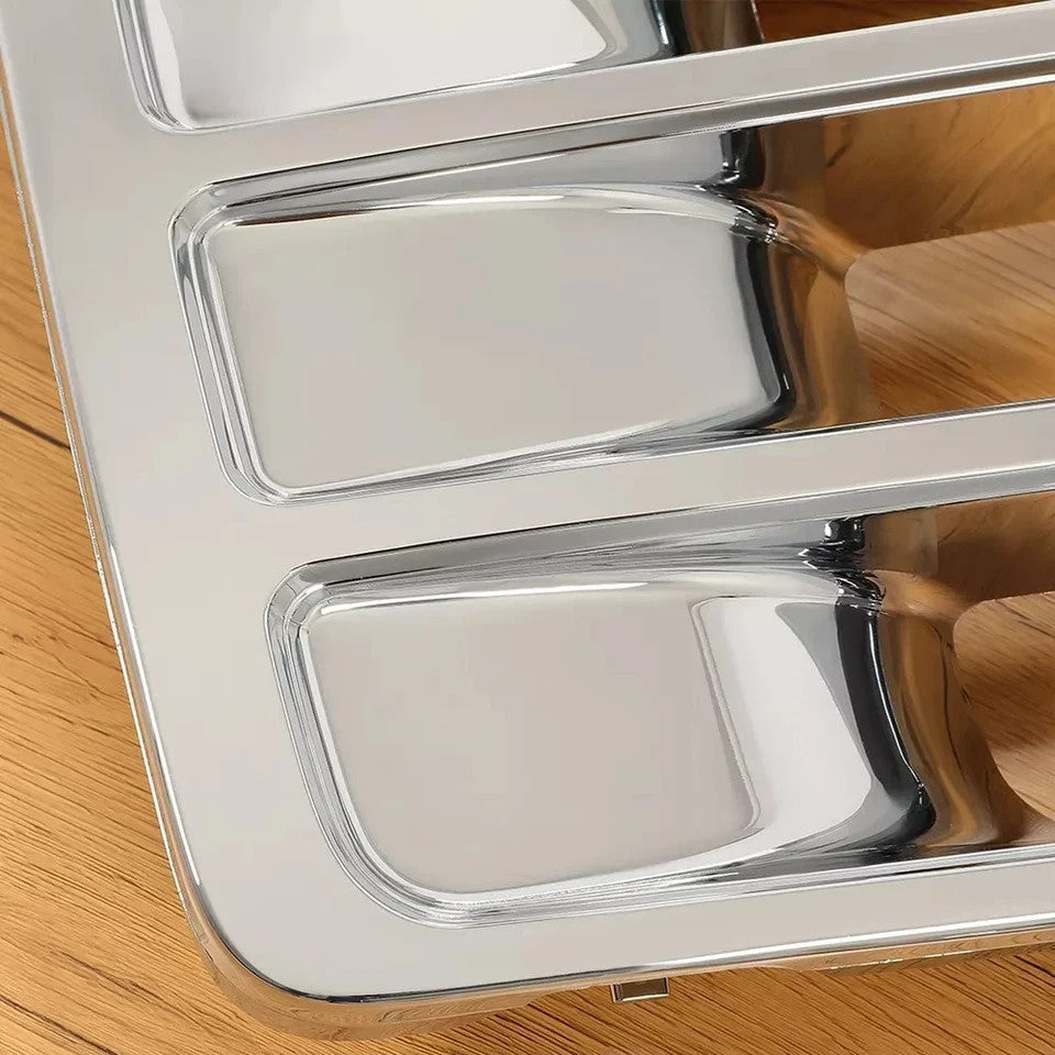 HECASA For Ford F150 F250 F350 Bronco 1992-1997 Grille Headlight Door Kit Chrome