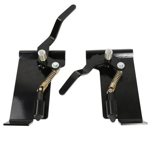 1/2" Skid Steer Mount Plate Quick Tach Attachment & Conversion Adapter Latch Box