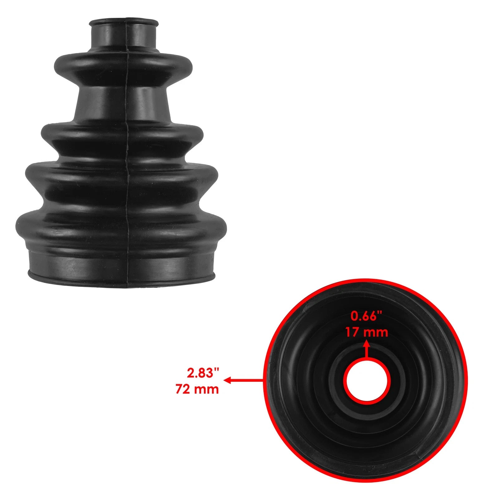 Front Axle Outer CV Boot Kit for Polaris Magnum 500 4X4 1999 2000 2001