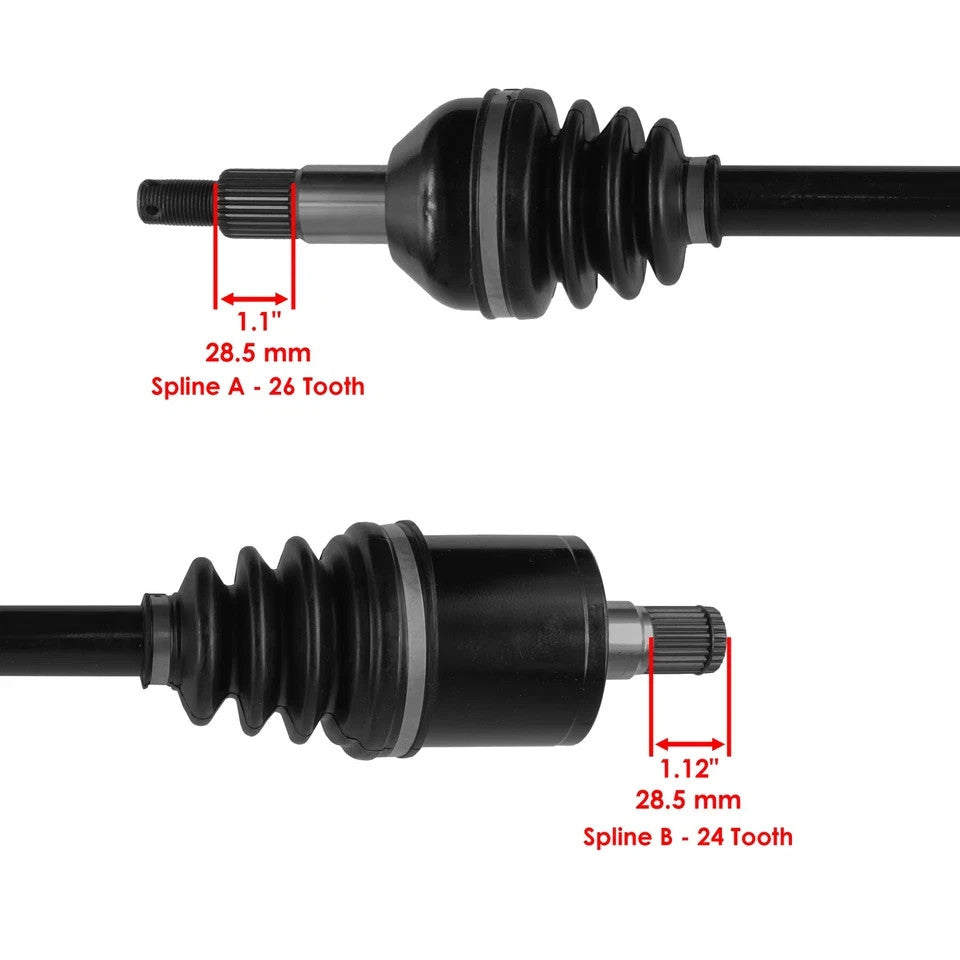 Rear Left & Right CV Joint Axles For Can-Am Outlander 570 / Outlander Max 570