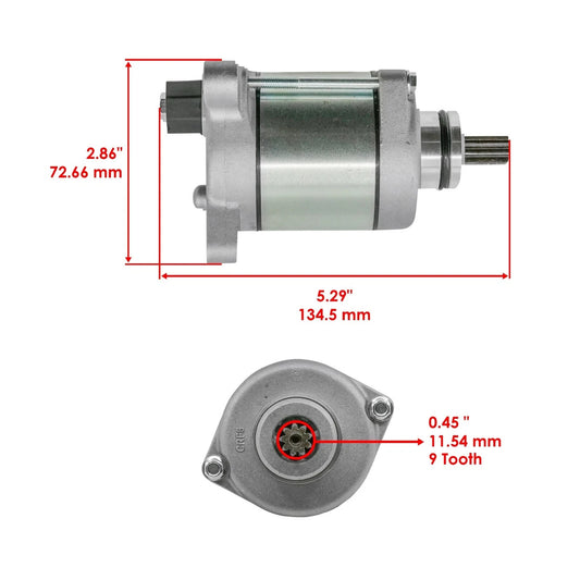 Caltric Starter Motor For Honda CRF450R 2019-2025 Motorcycle