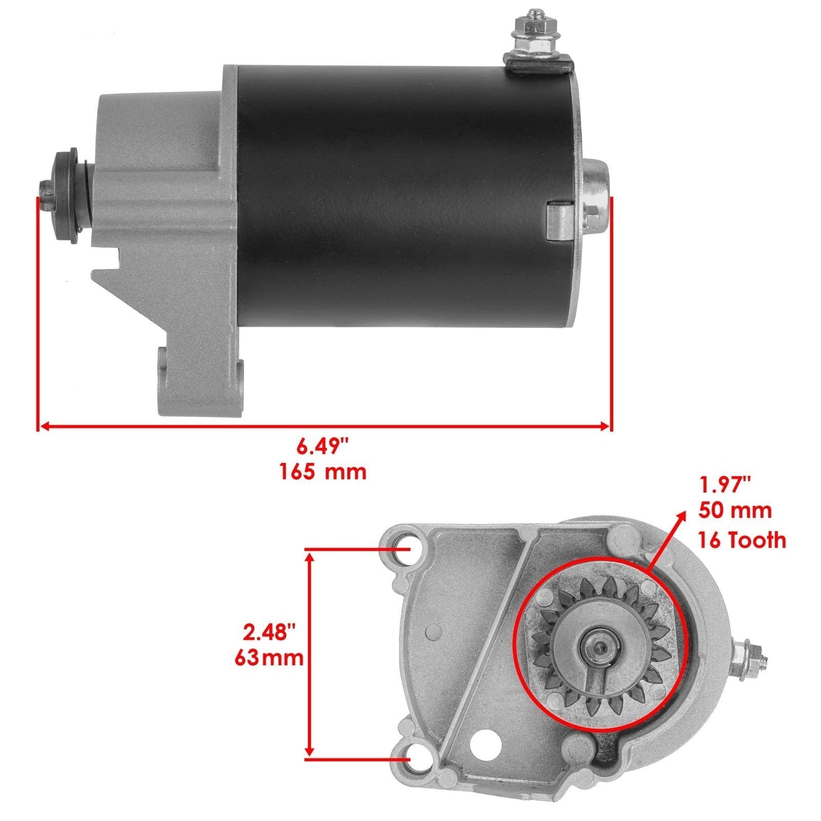 Starter for Cub Cadet 16 16Hp 580 582 1604 1605 1606 1610 Briggs Stratton 79-86