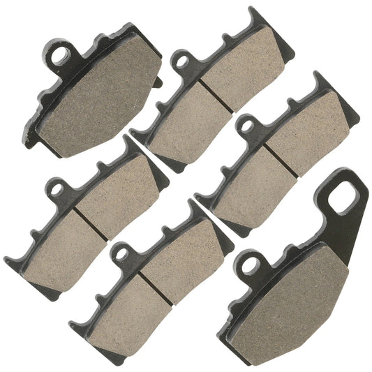 Front & Rear Brake Pads for Kawasaki ZX900 Ninja ZX9R ZX-9R 1997-2001 Front Rear