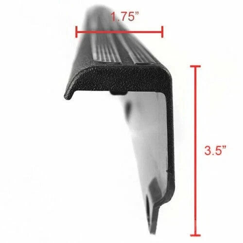 Black Tailgate Cover Molding Top Cap Protector Fit For 2005-2015 Toyota Tacoma