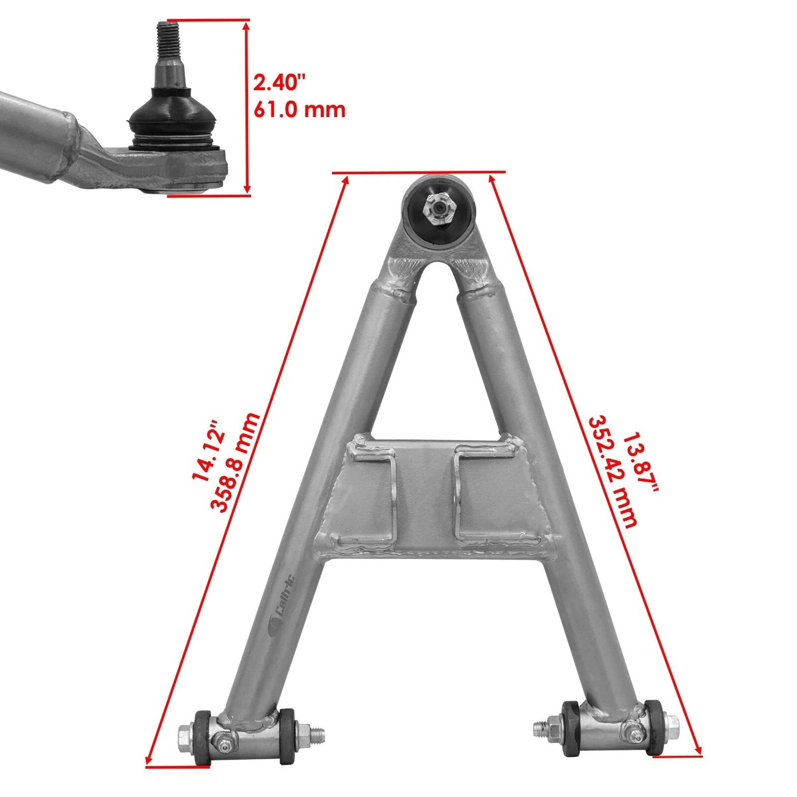 Front Lower & Upper A-Arms for Yamaha Warrior 350 YFM350X 1989-2003