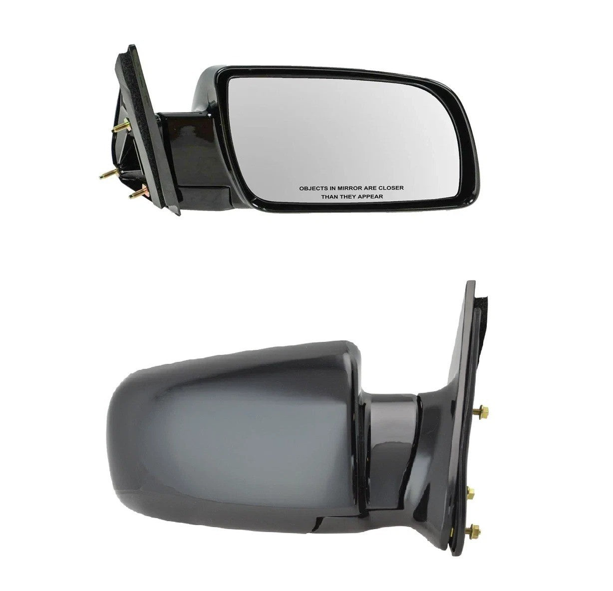 Manual Black Side Mirrors Left LH & Right RH Pair Set of 2 for Pickup Truck